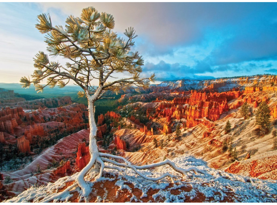 EUROGRAPHICS Puzzle Zimné svitanie, Bryce Canyon (HDR) 1000 dielikov