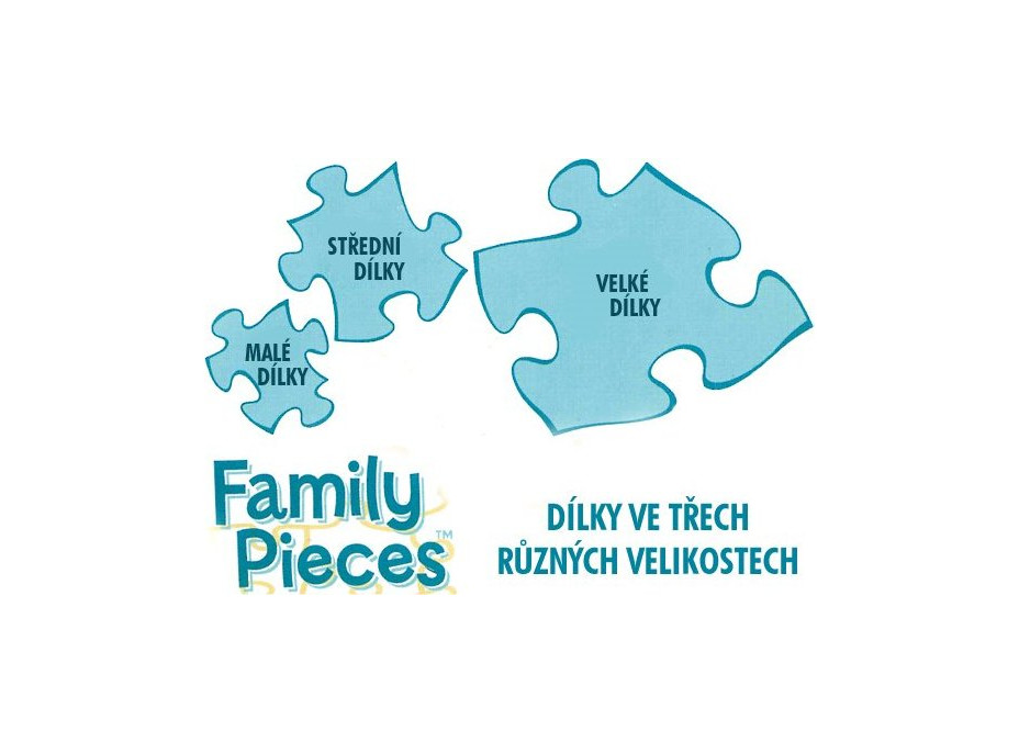 COBBLE HILL Rodinné puzzle Veľkonočné perníčky 350 dielikov