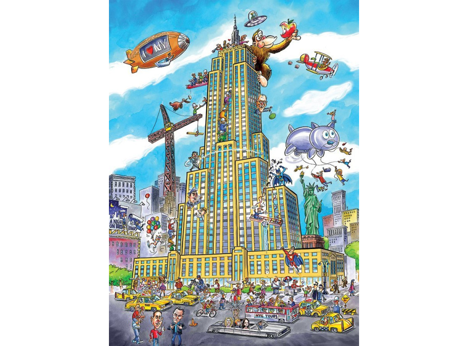 COBBLE HILL Puzzle DoodleTown: Empire State 1000 dielikov