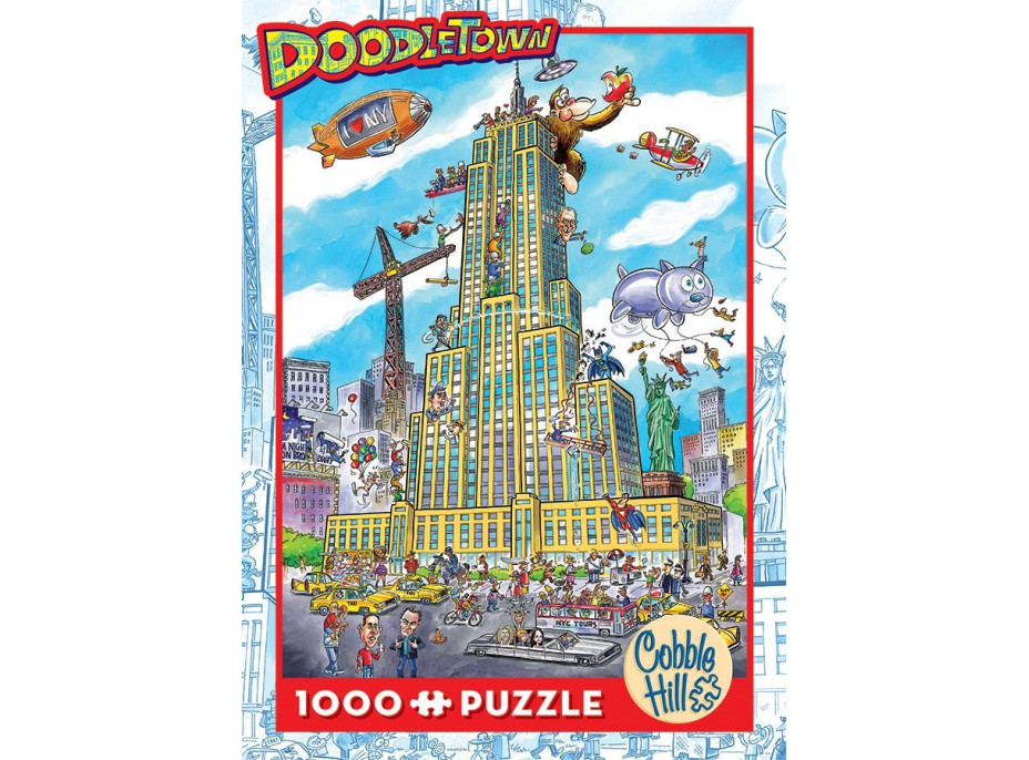 COBBLE HILL Puzzle DoodleTown: Empire State 1000 dielikov