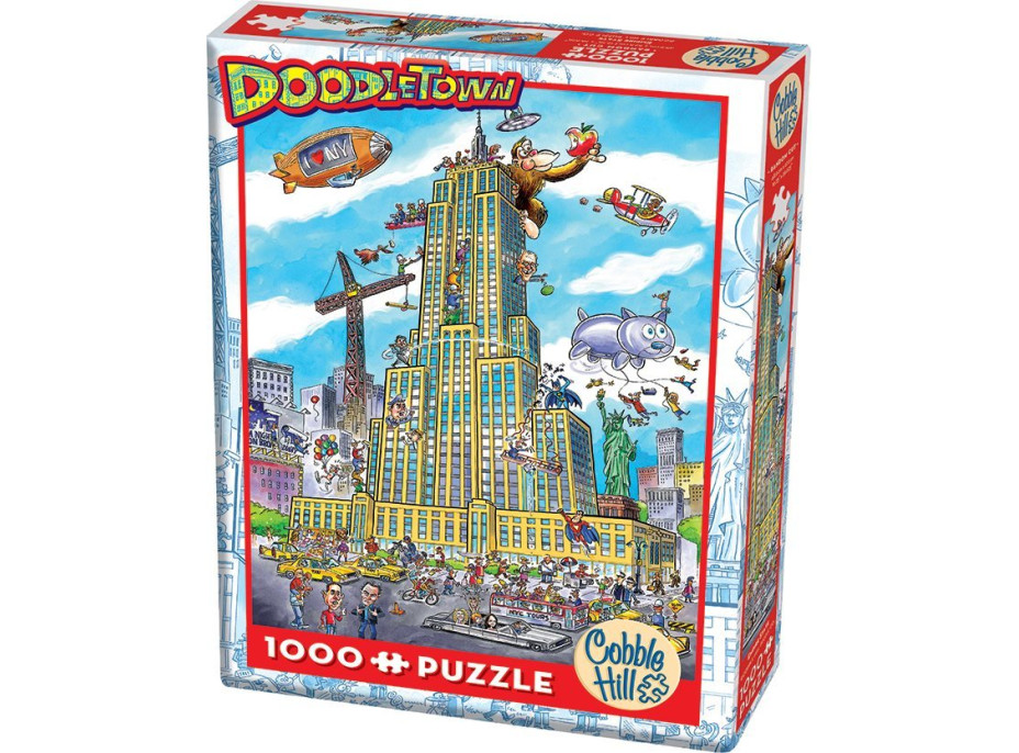 COBBLE HILL Puzzle DoodleTown: Empire State 1000 dielikov