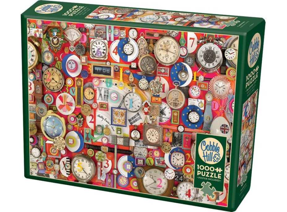 COBBLE HILL Puzzle Hodinky 1000 dielikov