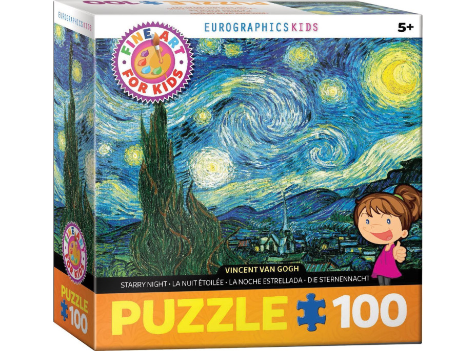 EUROGRAPHICS Puzzle Hviezdna noc 100 dielikov