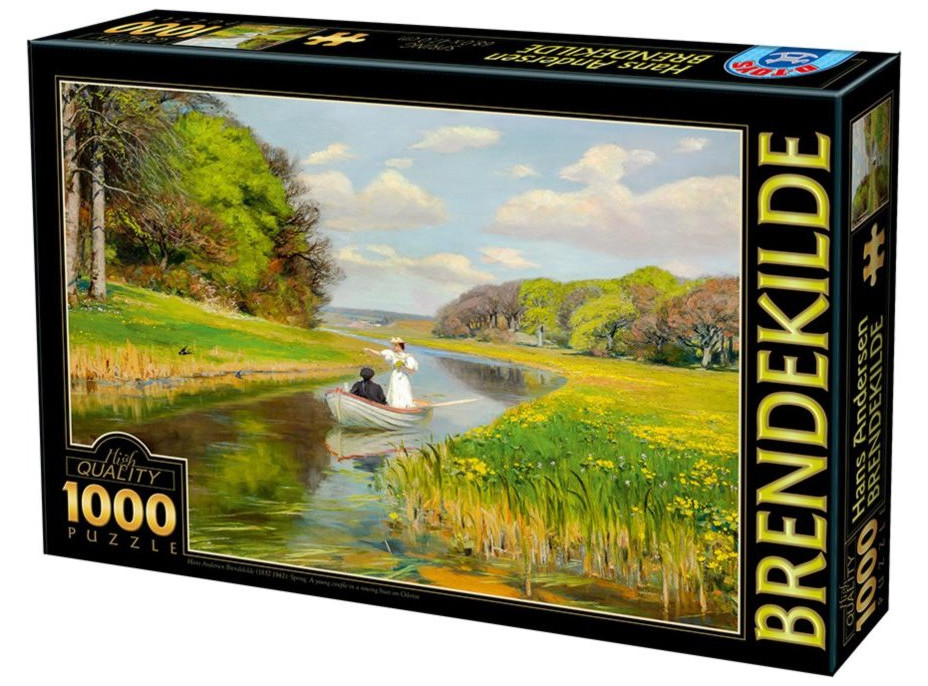 D-TOYS Puzzle Jarné veslovanie 1000 dielikov