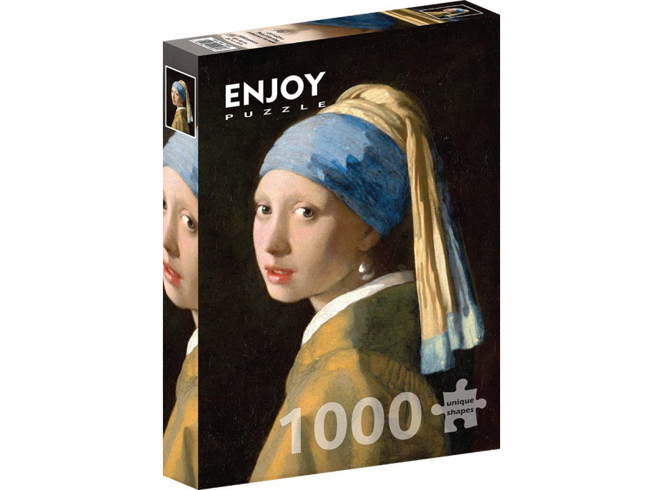 ENJOY Puzzle Johannes Vermeer: Dievča s perlou 1000 dielikov