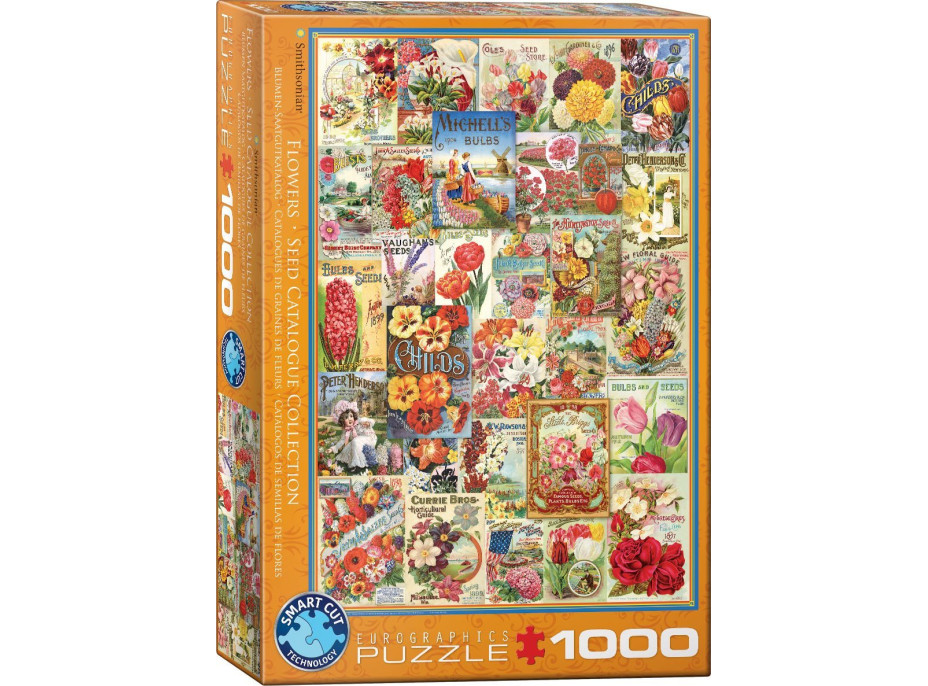 EUROGRAPHICS Puzzle Katalóg semienok: Kvety 1000 dielikov