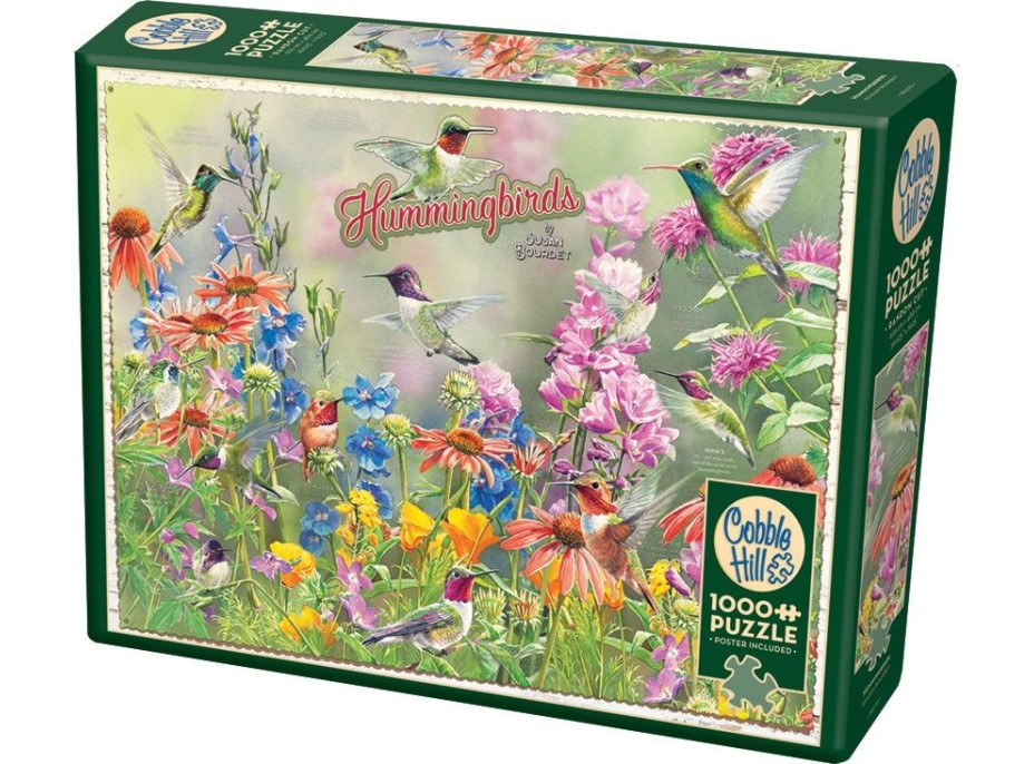 COBBLE HILL Puzzle Kolibríky 1000 dielikov