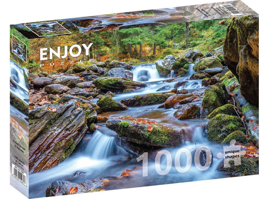 ENJOY Puzzle Lesná riečka na jeseň 1000 dielikov