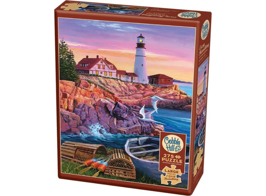 COBBLE HILL Puzzle Maják v zátoke XL 275 dielikov