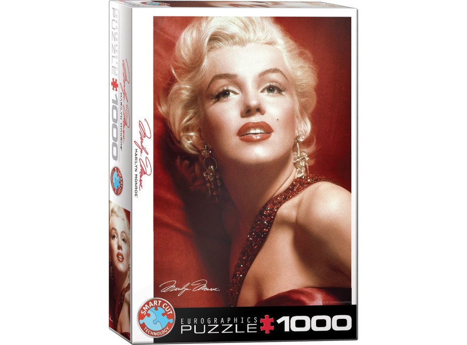 EUROGRAPHICS Puzzle Marilyn Monroe: Červený portrét 1000 dielikov