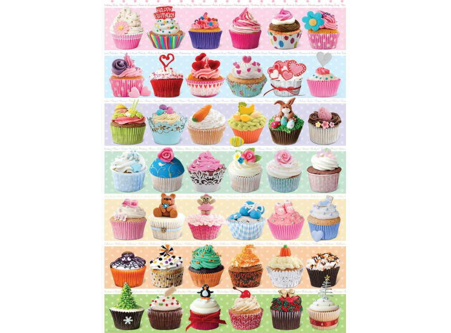 EUROGRAPHICS Puzzle Oslava cupcakes 1000 dielikov