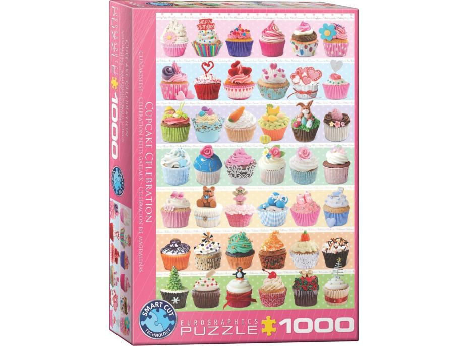 EUROGRAPHICS Puzzle Oslava cupcakes 1000 dielikov