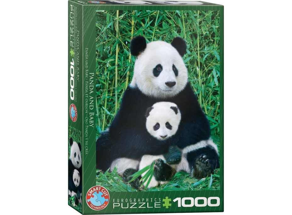 EUROGRAPHICS Puzzle Panda a mláďa 1000 dielikov