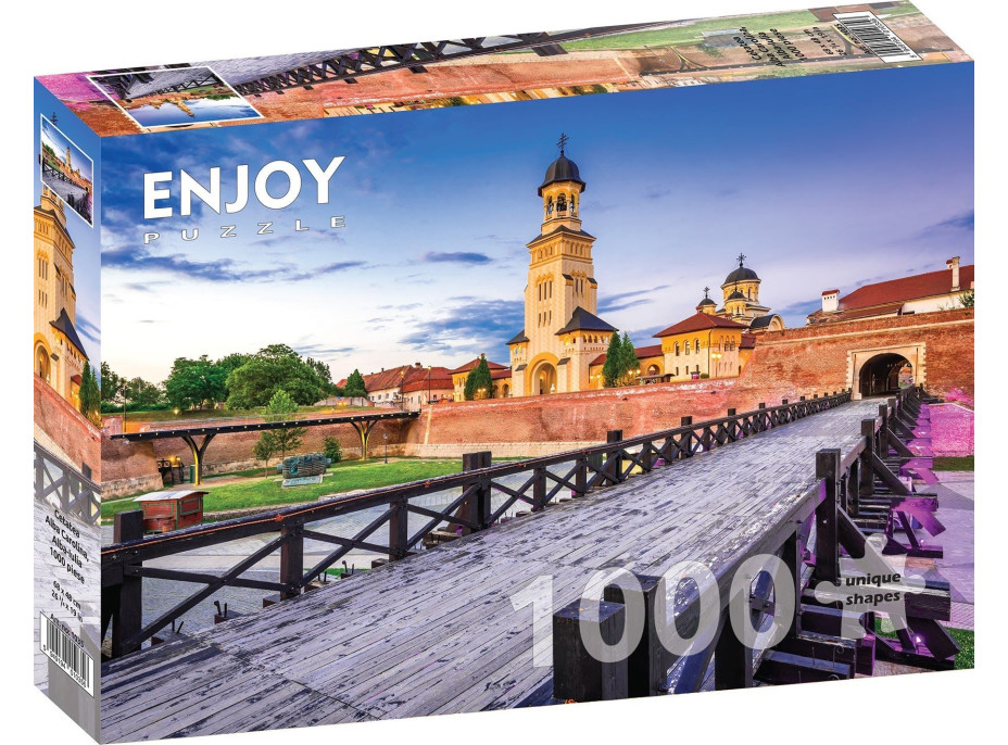 ENJOY Puzzle Pevnosť Albumu Carolina, Albumu-Iulia, Rumunsko 1000 dielikov