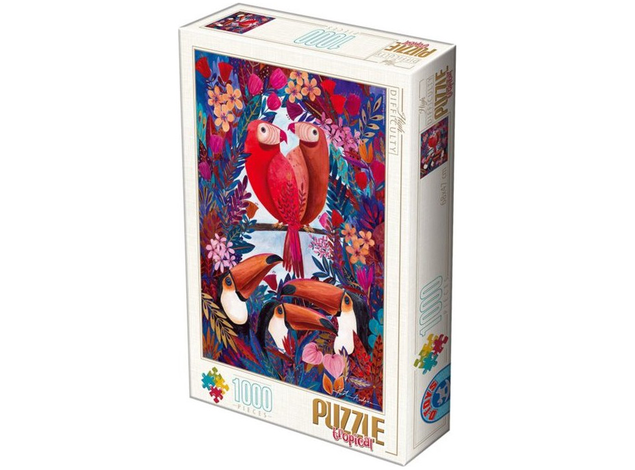 D-TOYS Puzzle Vtáky 1000 dielikov