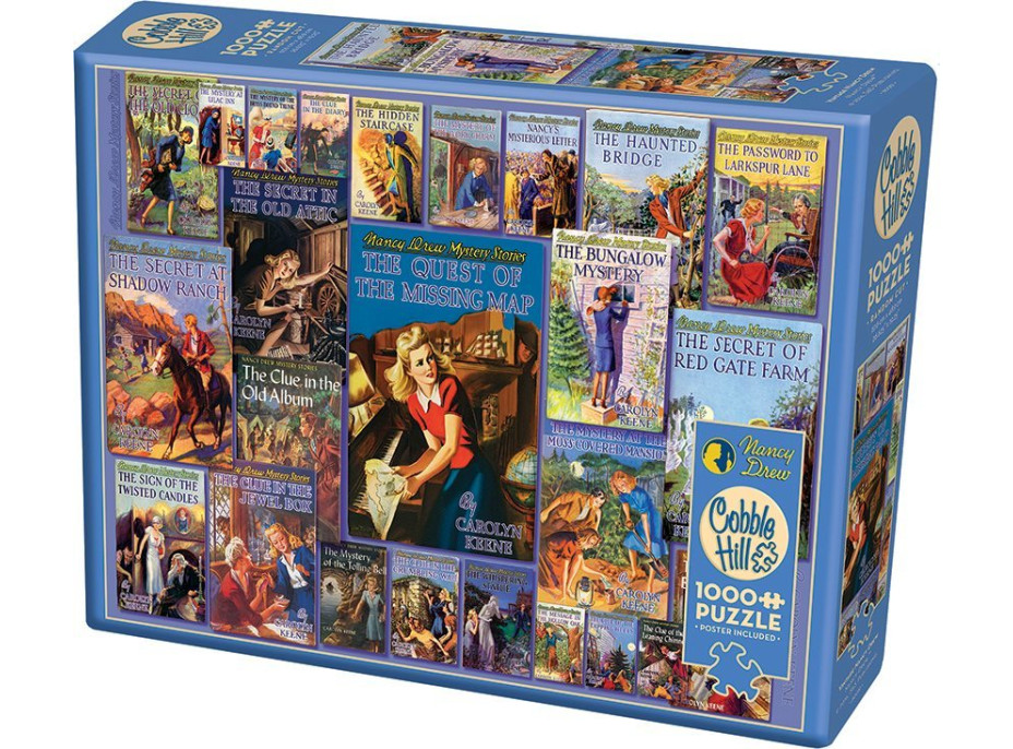 COBBLE HILL Puzzle Vintage Nancy Drew 1000 dielikov