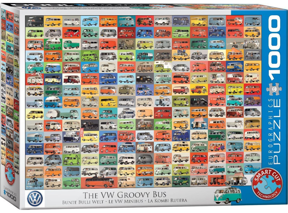 EUROGRAPHICS Puzzle VW Groovy Bus 1000 dielikov