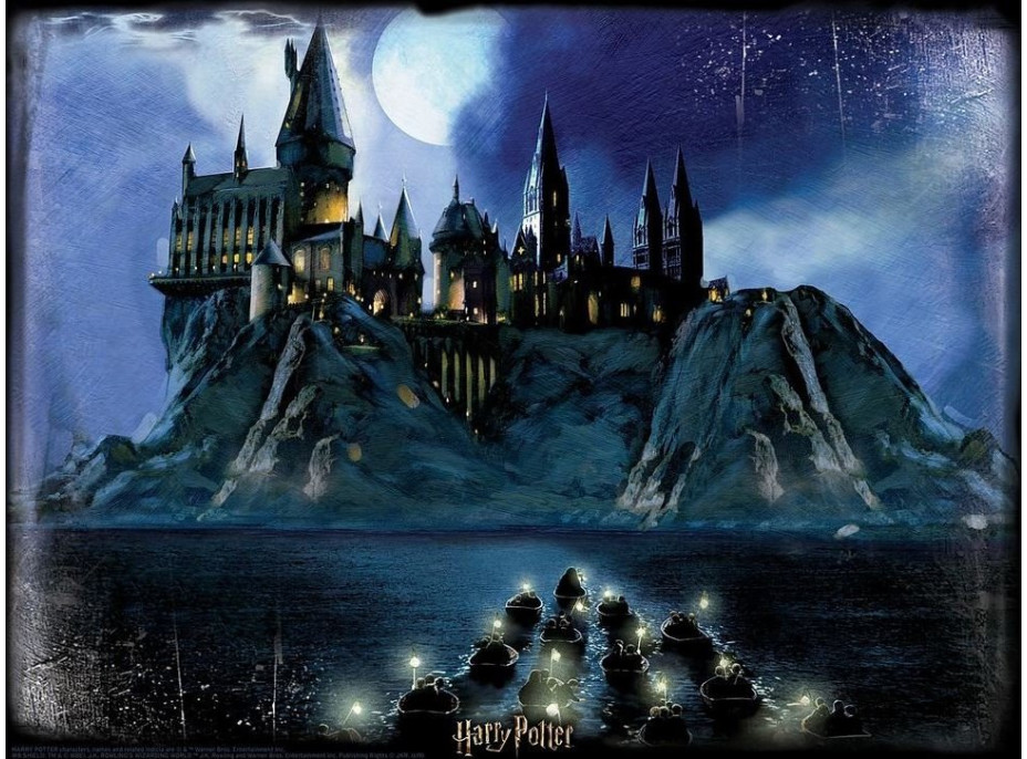 PRIME 3D Puzzle Harry Potter: Príchod do Rokfortu 3D 500 dielikov