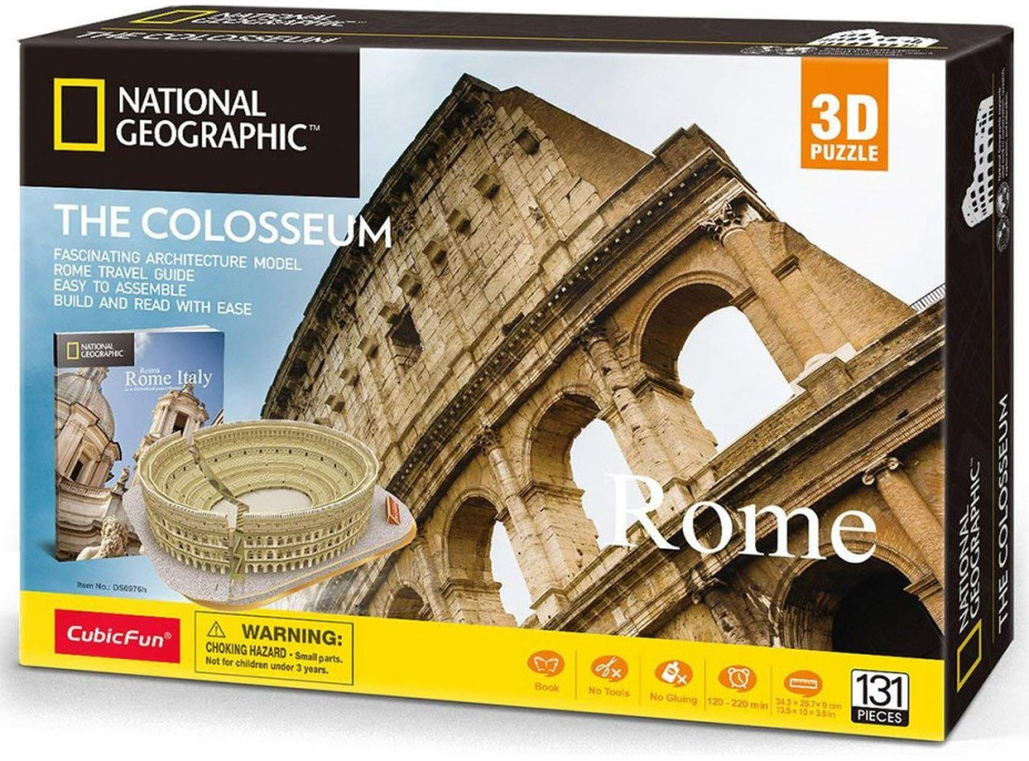 CUBICFUN 3D puzzle National Geographic: Koloseum 131 dielikov