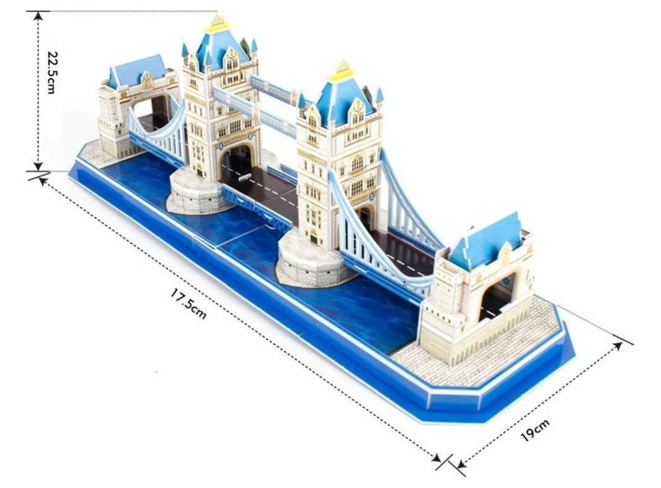 CUBICFUN 3D puzzle Tower Bridge 52 dielikov