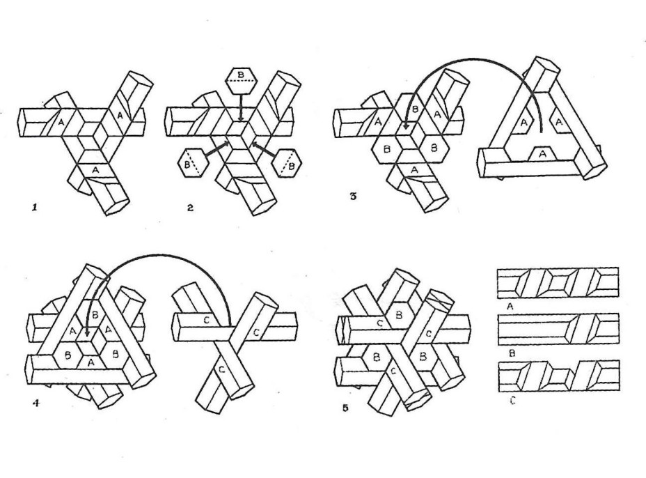 MI-TOYS Drevený hlavolam Tangle