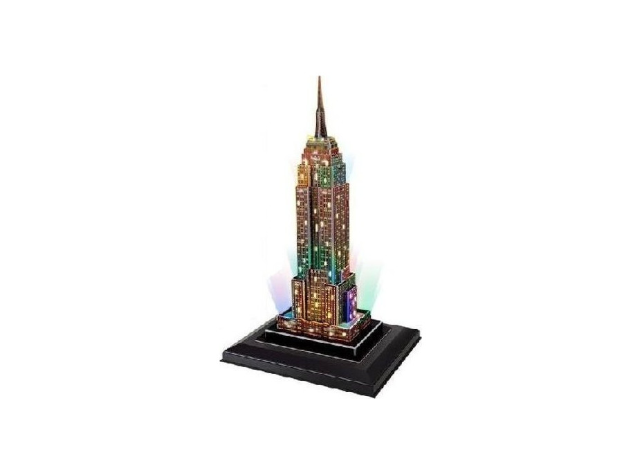 CUBICFUN Svietiace 3D puzzle Empire State Building 38 dielikov