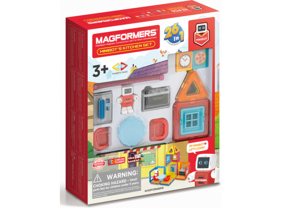 MAGFORMERS MINI robotček v kuchyni 33 dielikov