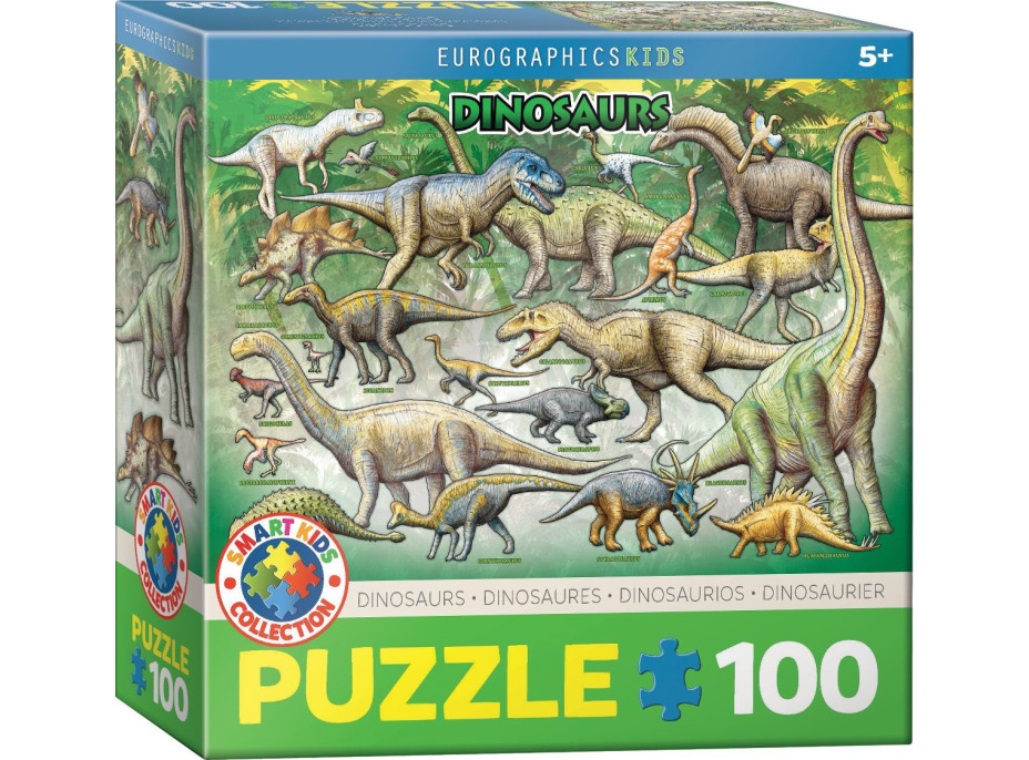 EUROGRAPHICS Puzzle Dinosaury 100 dielikov