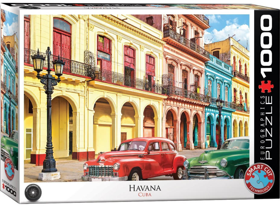 EUROGRAPHICS Puzzle Havana, Kuba 1000 dielikov