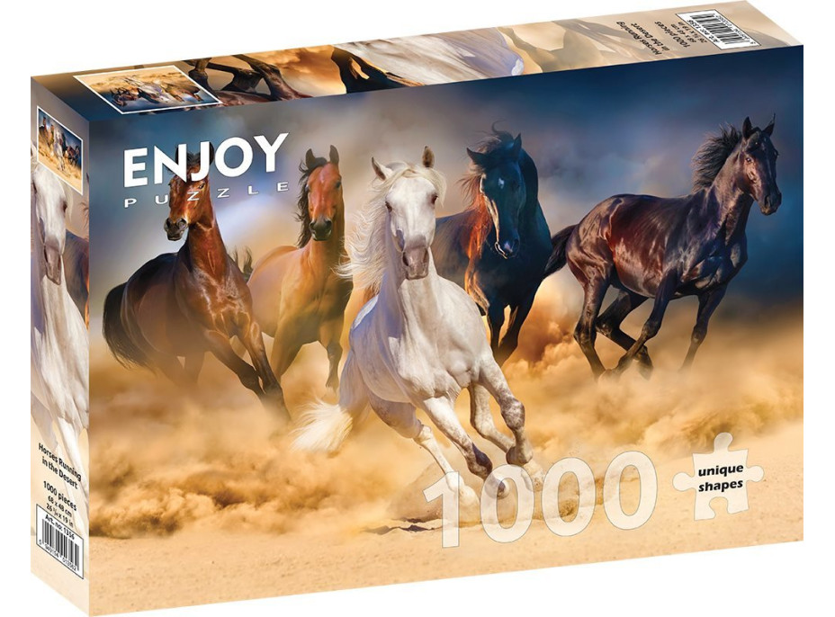 ENJOY Puzzle Kone cválajúce v púšti 1000 dielikov