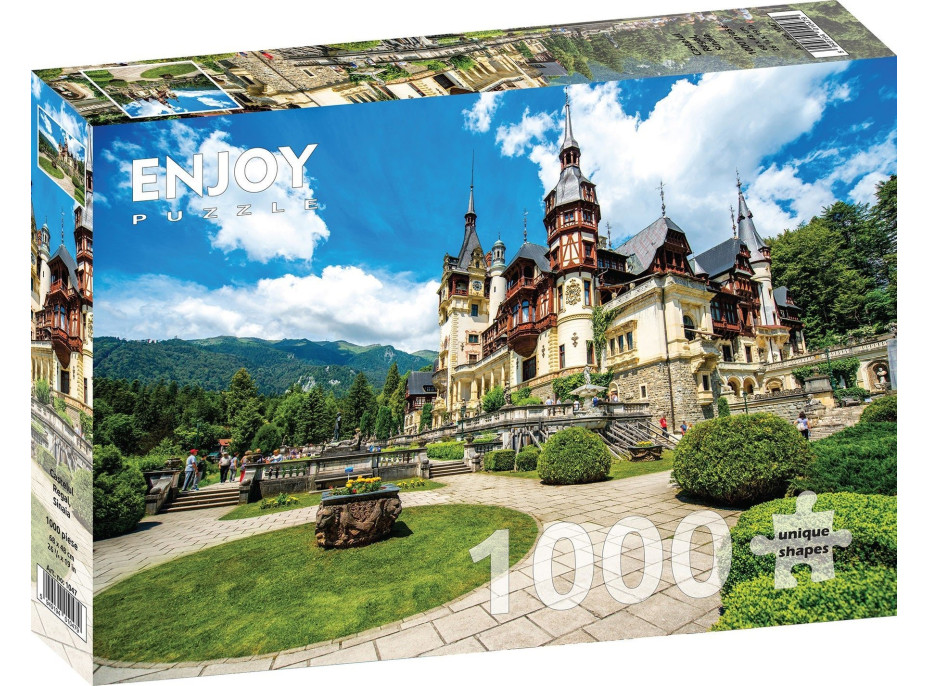 ENJOY Puzzle Kráľovský hrad, Sinaia, Rumunsko 1000 dielikov