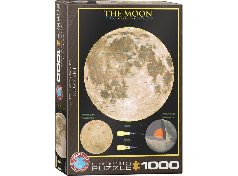 EUROGRAPHICS Puzzle Mesiac 1000 dielikov