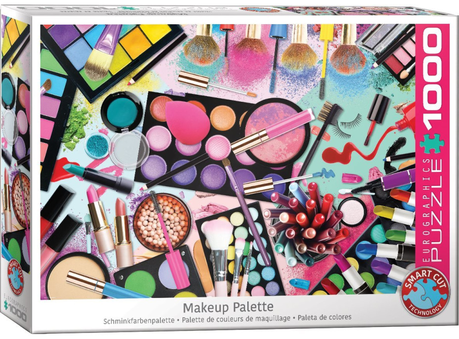 EUROGRAPHICS Puzzle Paleta farieb: Makeup 1000 dielikov