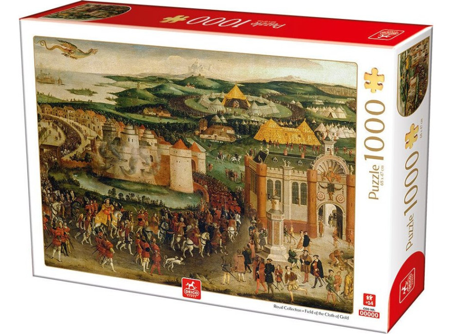 DEICO Puzzle Pole zlatého sukna 1000 dielikov