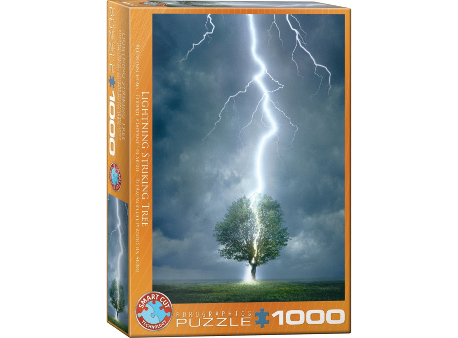 EUROGRAPHICS Puzzle Strom zasiahnutý bleskom 1000 dielikov