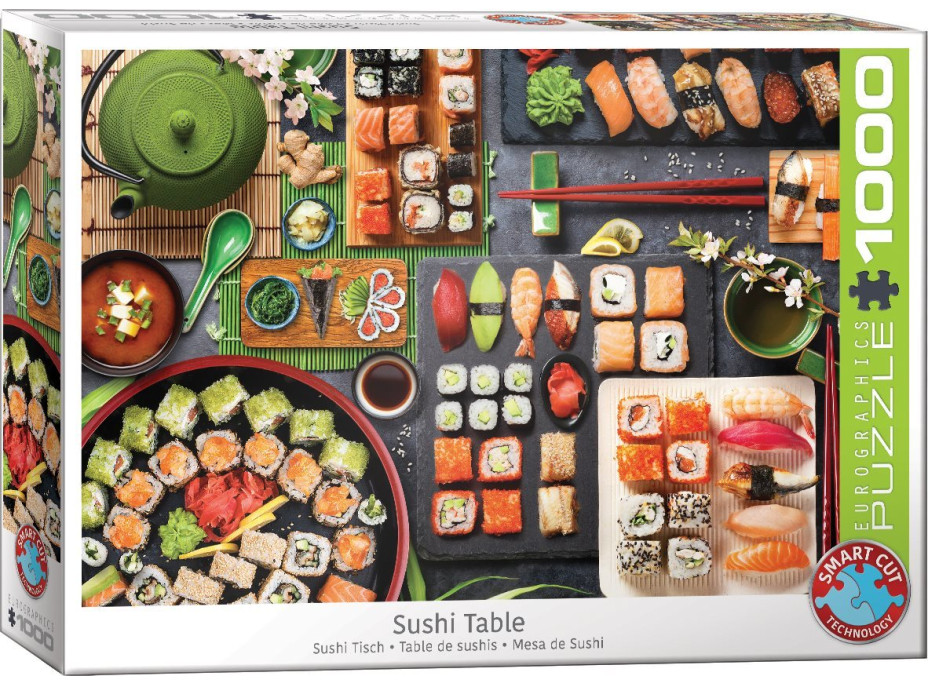 EUROGRAPHICS Puzzle Sushi stôl 1000 dielikov