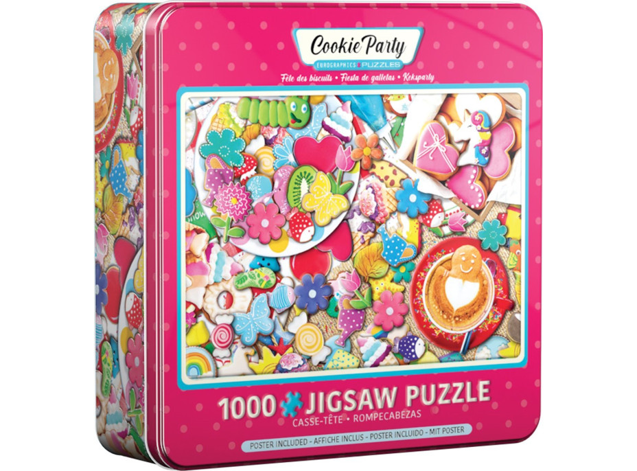 EUROGRAPHICS Puzzle v plechovej krabičke Sušienková oslava 1000 dielikov