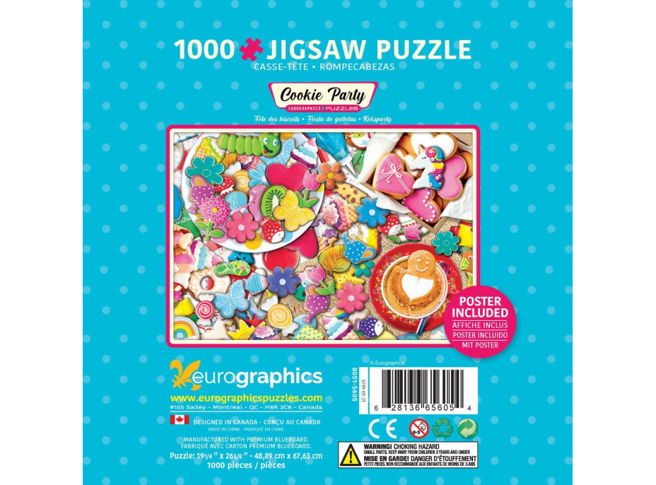 EUROGRAPHICS Puzzle v plechovej krabičke Sušienková oslava 1000 dielikov