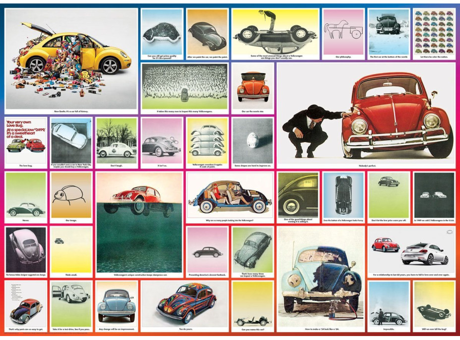 EUROGRAPHICS Puzzle Volkswagen Chrobák 1000 dielikov