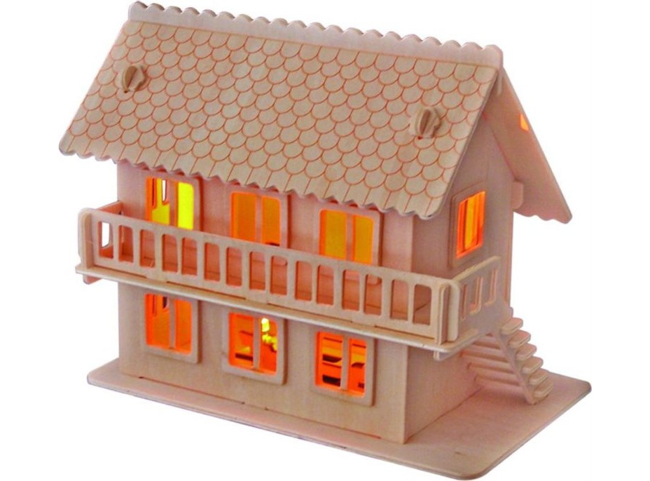 WOODEN TOY , WCK 3D puzzle Vila E