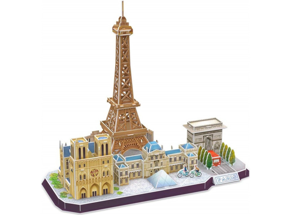 CUBICFUN 3D puzzle CityLine panorama: Paríž 114 dielikov