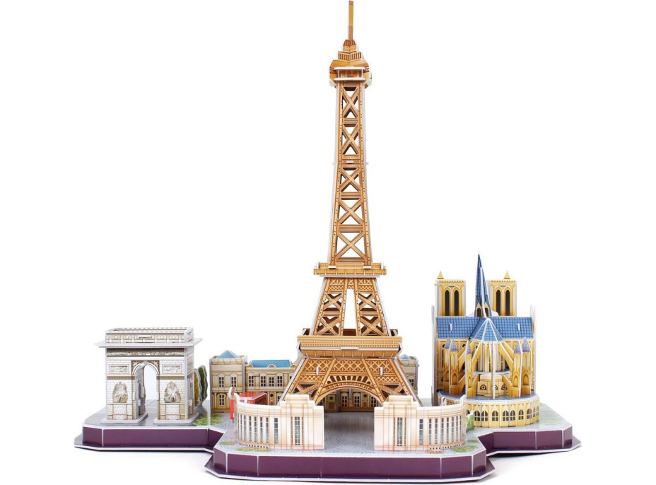 CUBICFUN 3D puzzle CityLine panorama: Paríž 114 dielikov