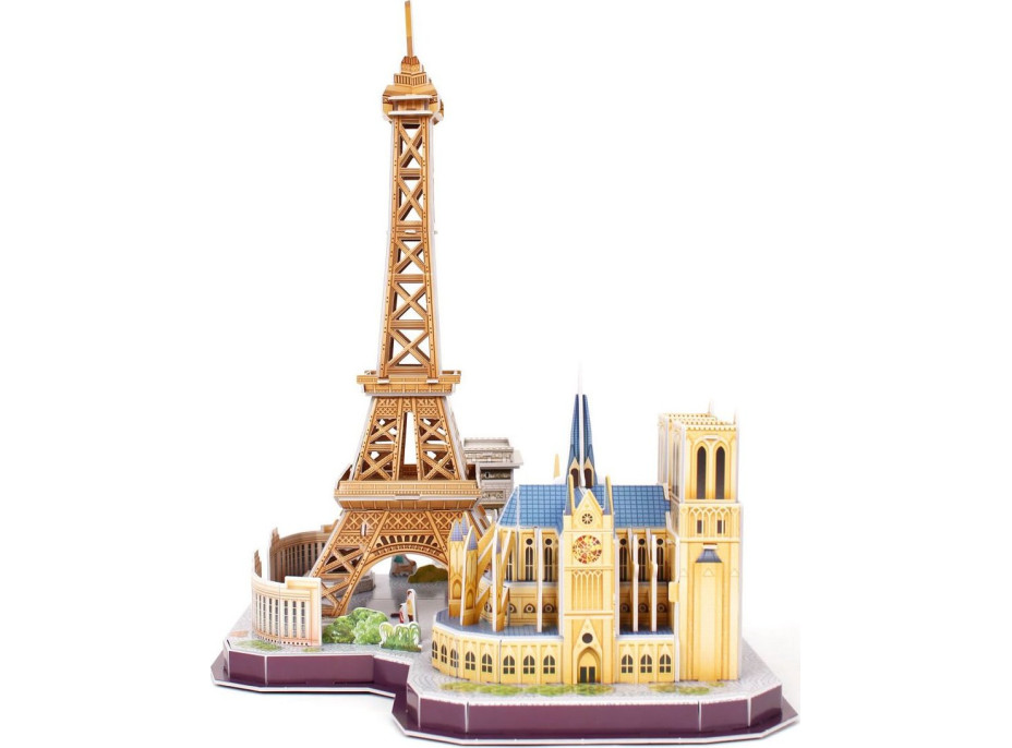 CUBICFUN 3D puzzle CityLine panorama: Paríž 114 dielikov