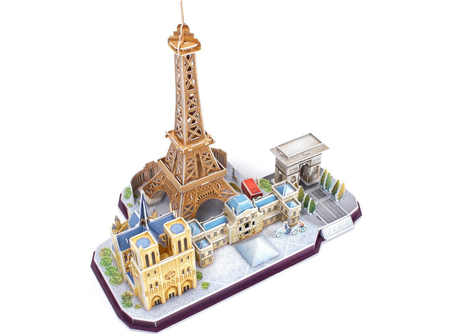 CUBICFUN 3D puzzle CityLine panorama: Paríž 114 dielikov