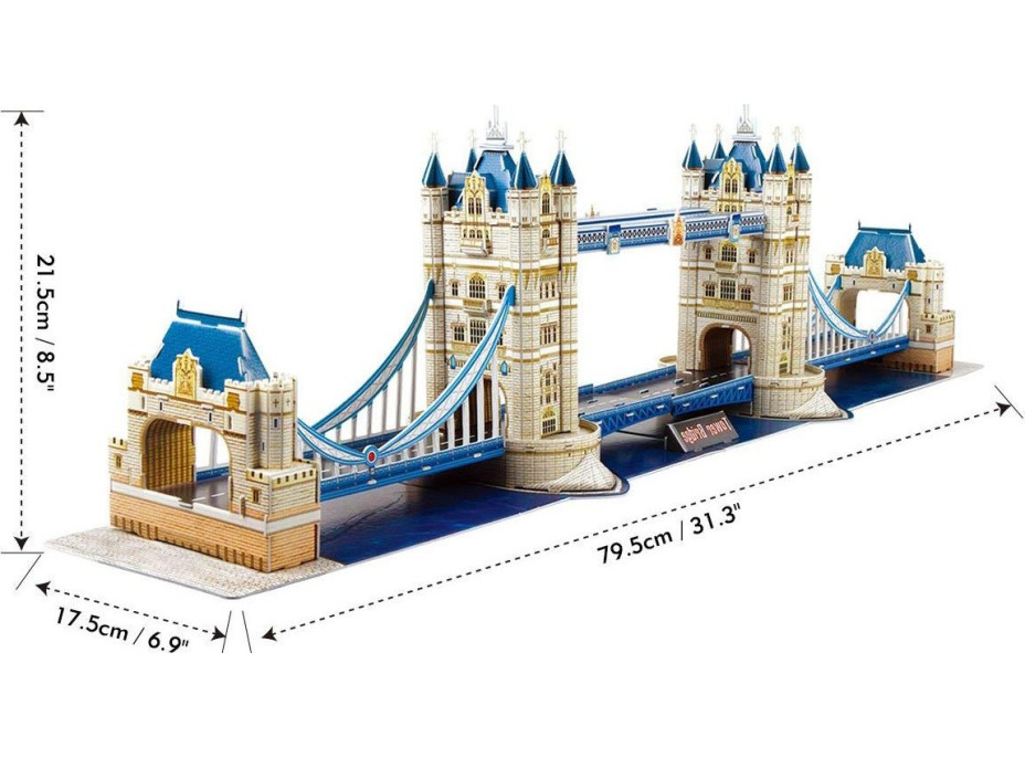 CUBICFUN 3D puzzle National Geographic: Tower Bridge 120 dielikov