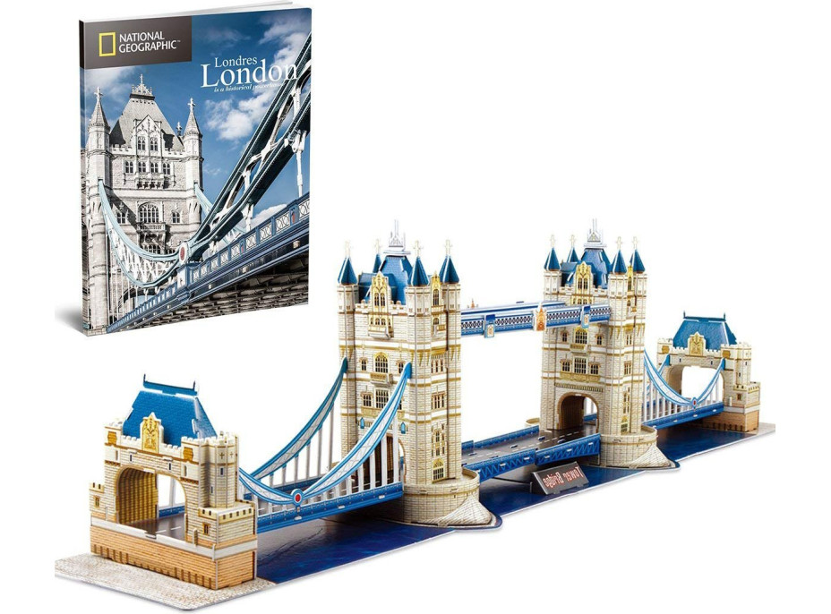 CUBICFUN 3D puzzle National Geographic: Tower Bridge 120 dielikov