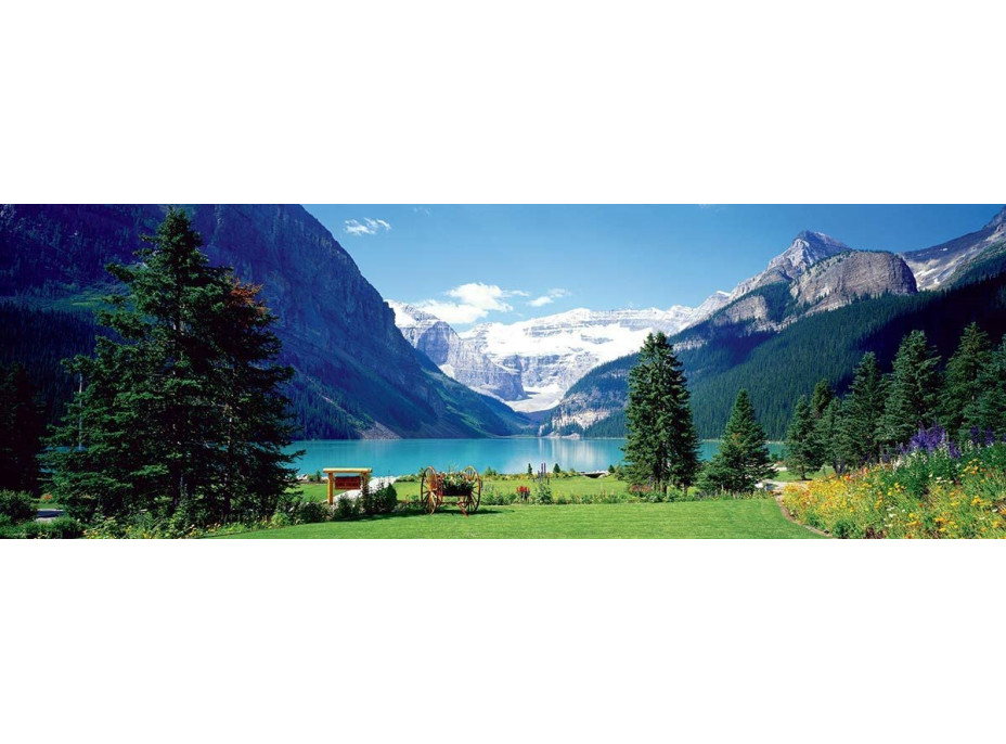 EUROGRAPHICS Panoramatické puzzle Jazero Louise, Canadian Rockies 1000 dielikov