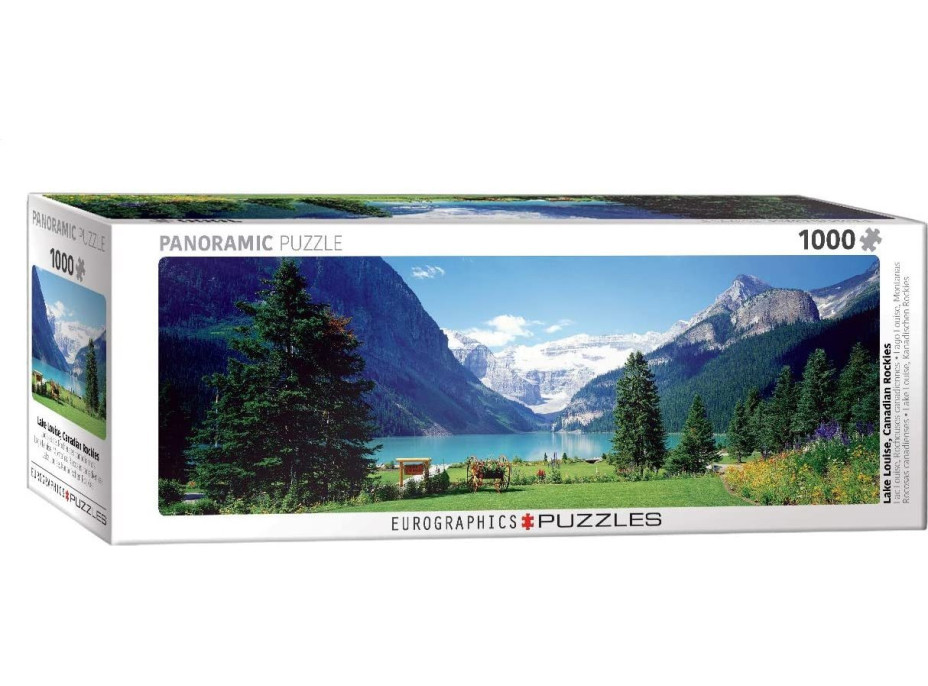 EUROGRAPHICS Panoramatické puzzle Jazero Louise, Canadian Rockies 1000 dielikov