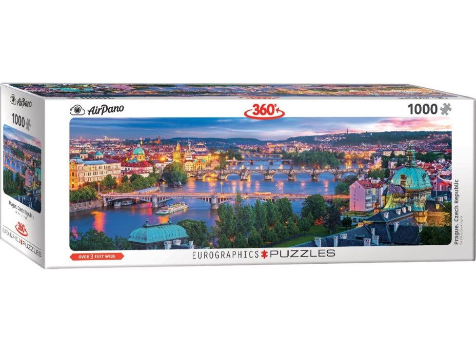 EUROGRAPHICS Panoramatické puzzle Praha, Česká republika 1000 dielikov