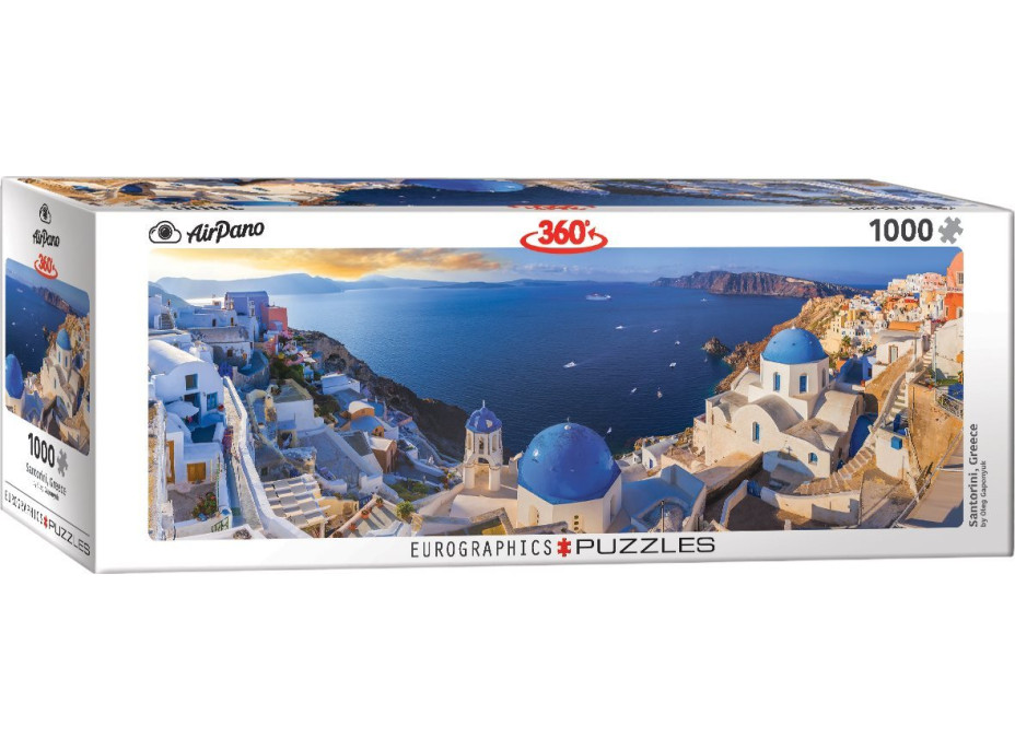 EUROGRAPHICS Panoramatické puzzle Santorini, Grécko 1000 dielikov